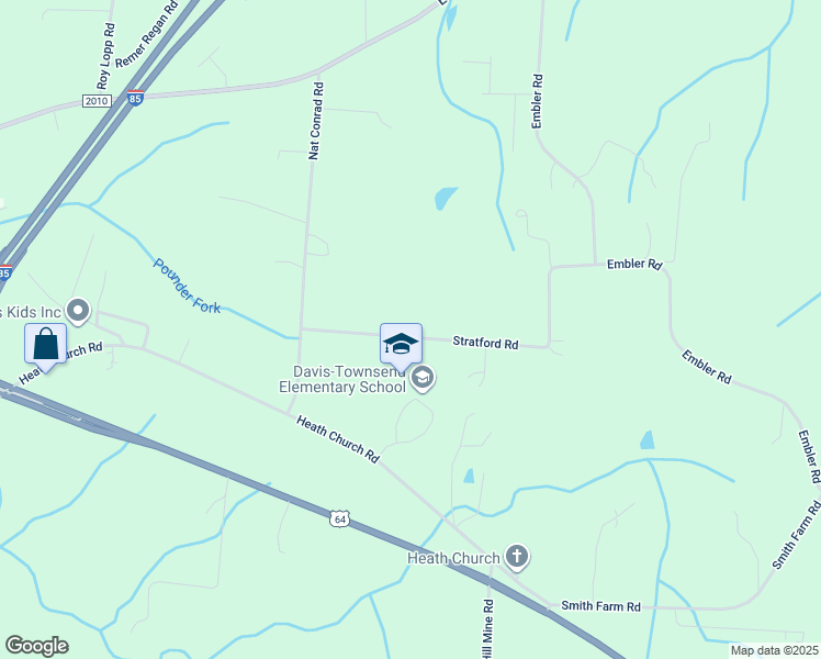 map of restaurants, bars, coffee shops, grocery stores, and more near 341 Stratford Road in Lexington