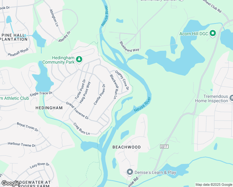 map of restaurants, bars, coffee shops, grocery stores, and more near 5601 Osprey Cove Drive in Raleigh