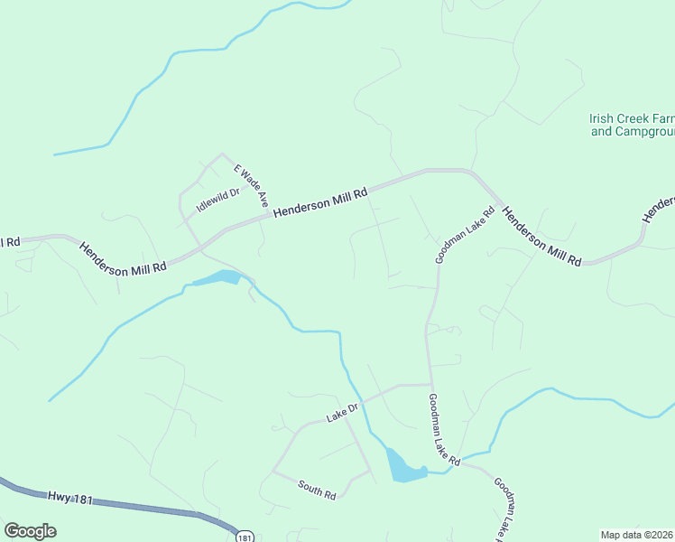 map of restaurants, bars, coffee shops, grocery stores, and more near 3143 Mill Run Drive in Morganton