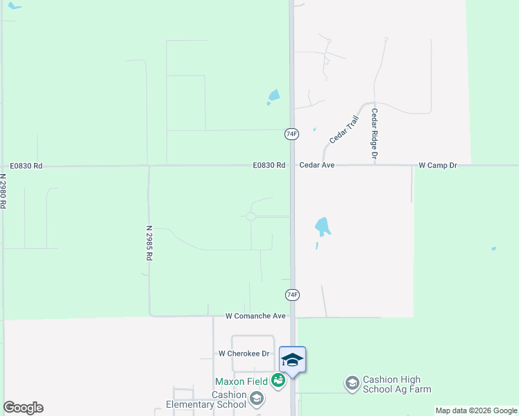 map of restaurants, bars, coffee shops, grocery stores, and more near 1200 North Euclid Street in Cashion