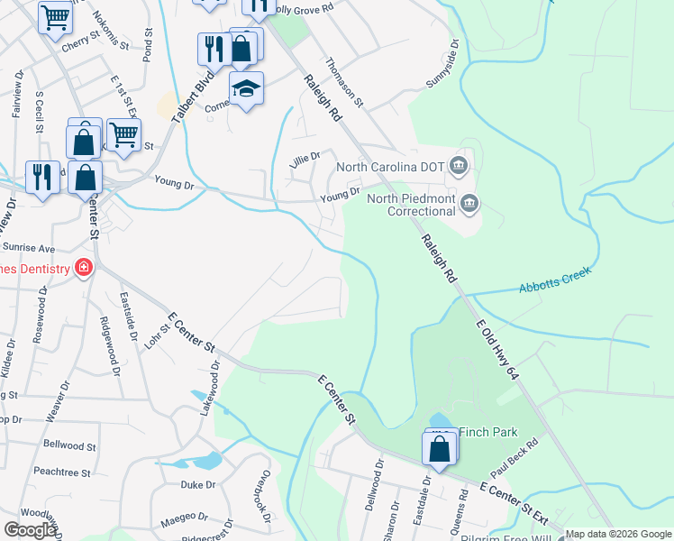 map of restaurants, bars, coffee shops, grocery stores, and more near 221 Druid Hills Drive in Lexington
