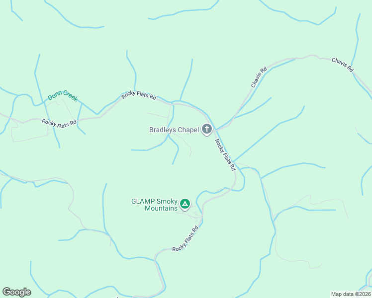 map of restaurants, bars, coffee shops, grocery stores, and more near 4130 Highland Road in Cosby