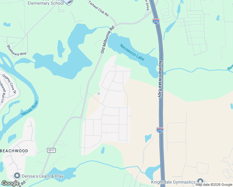 map of restaurants, bars, coffee shops, grocery stores, and more near 3401-3719 Old Barbee Lane in Raleigh
