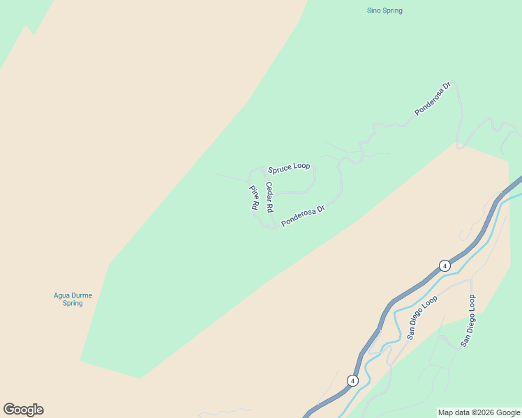 map of restaurants, bars, coffee shops, grocery stores, and more near 77 Cedar Road in Jemez Springs