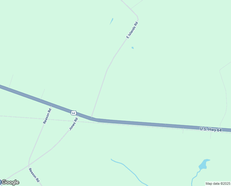 map of restaurants, bars, coffee shops, grocery stores, and more near 1105 East Islands Road in Williamston