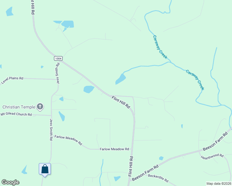 map of restaurants, bars, coffee shops, grocery stores, and more near 3474 Old Flint Hill Road in Sophia