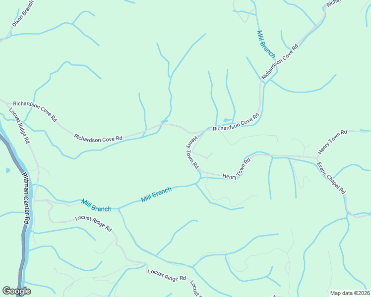 map of restaurants, bars, coffee shops, grocery stores, and more near 3616 Henry Town Road in Sevierville