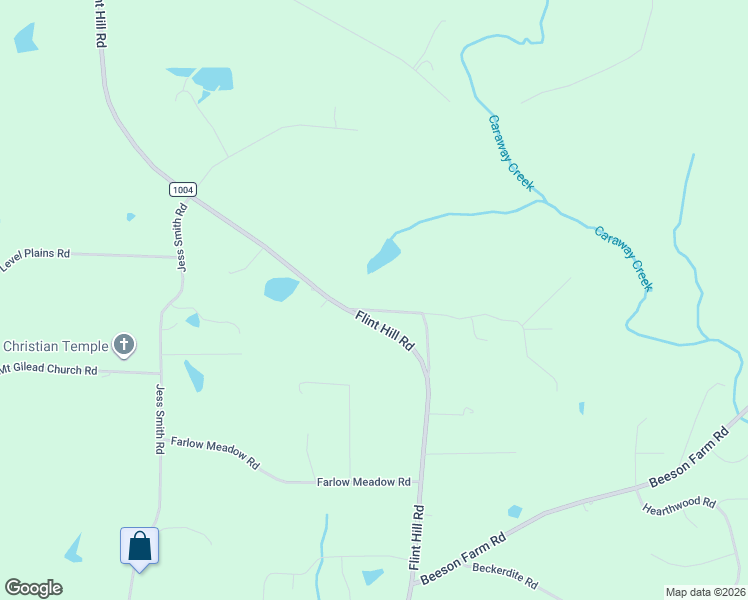 map of restaurants, bars, coffee shops, grocery stores, and more near 3474 Old Flint Hill Road in Sophia