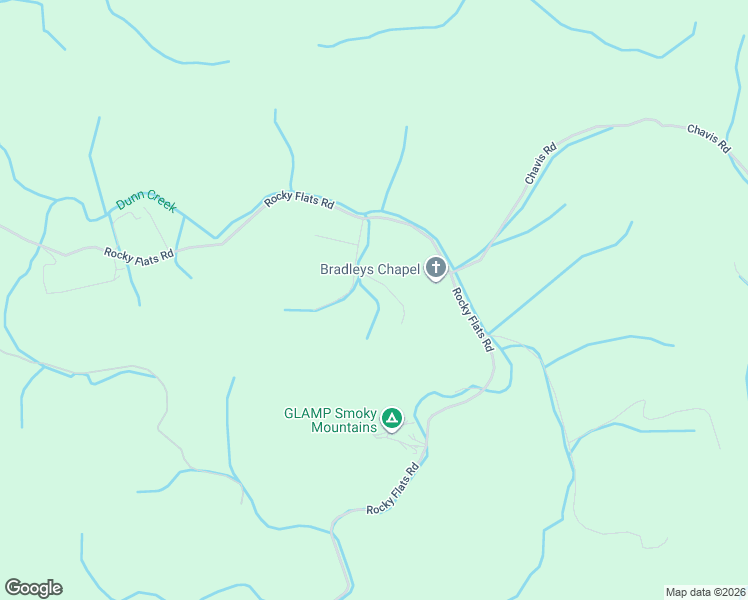 map of restaurants, bars, coffee shops, grocery stores, and more near 4130 Highland Road in Cosby