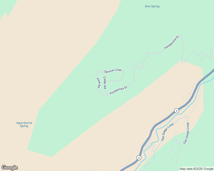 map of restaurants, bars, coffee shops, grocery stores, and more near 77 Cedar Road in Jemez Springs