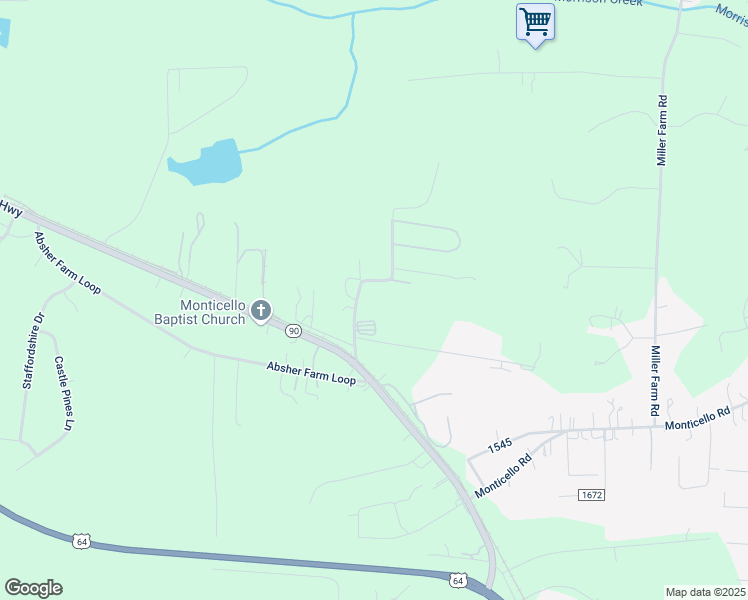 map of restaurants, bars, coffee shops, grocery stores, and more near 161 Grayson Park Road in Statesville