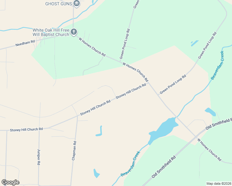 map of restaurants, bars, coffee shops, grocery stores, and more near 3326 Stoney Hill Church Road in Bailey