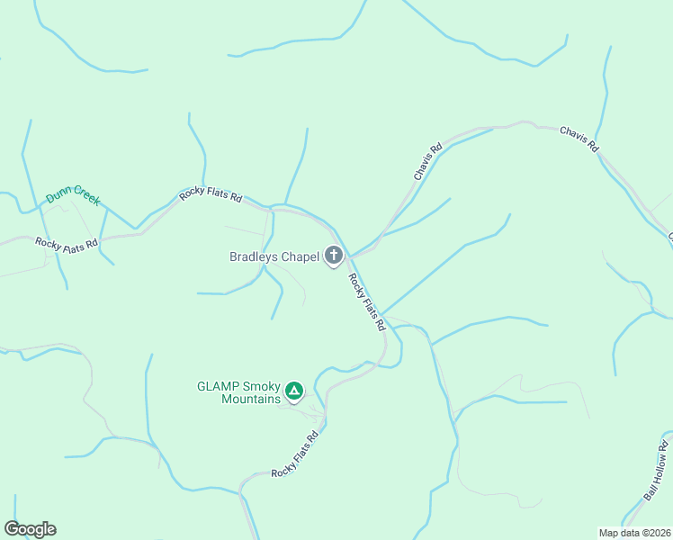 map of restaurants, bars, coffee shops, grocery stores, and more near 1078 Rocky Flats Road in Cosby