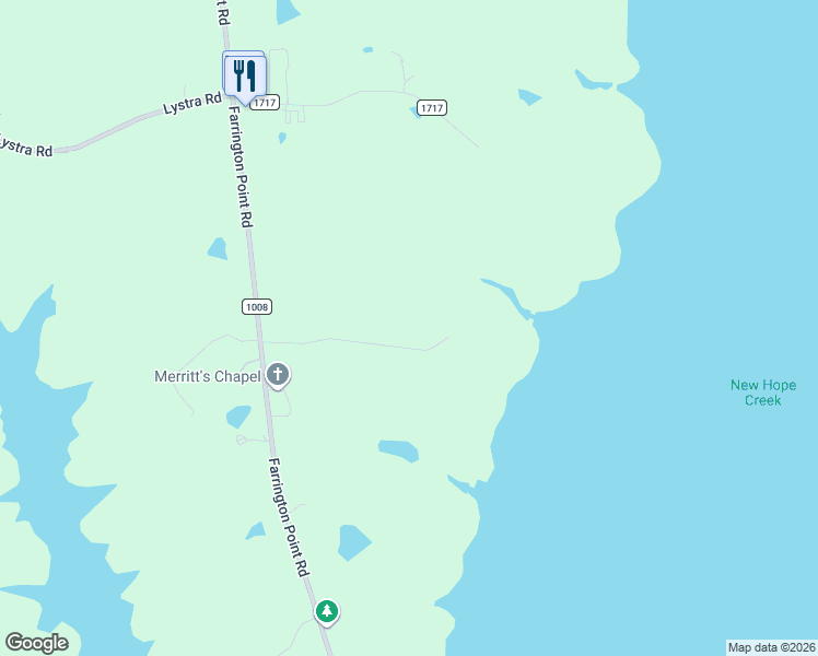 map of restaurants, bars, coffee shops, grocery stores, and more near 1 Paul Farrington Road in Chapel Hill