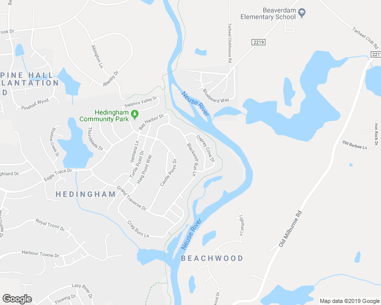 map of restaurants, bars, coffee shops, grocery stores, and more near 2319 Blackwolf Run Lane in Raleigh