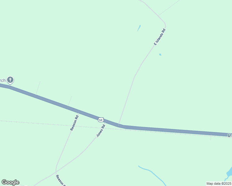 map of restaurants, bars, coffee shops, grocery stores, and more near 1105 East Islands Road in Williamston
