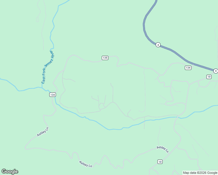 map of restaurants, bars, coffee shops, grocery stores, and more near 9 Blue Spruce Trail in Jemez Springs