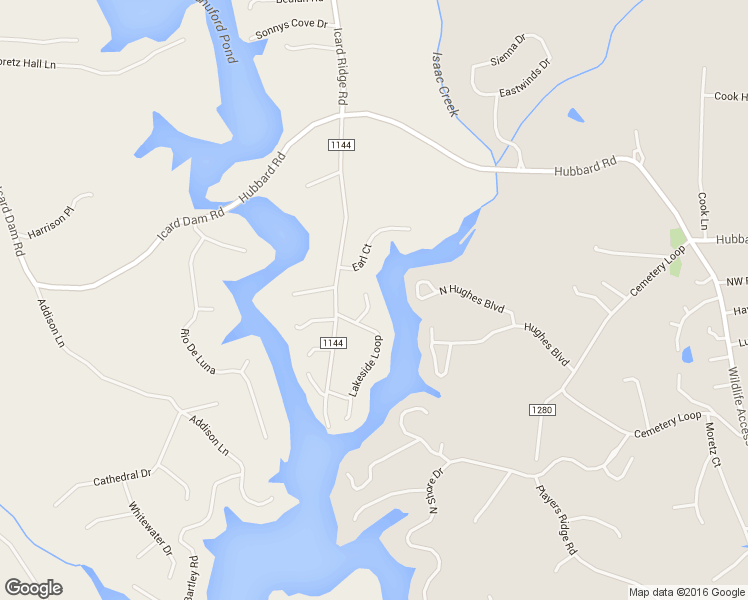 map of restaurants, bars, coffee shops, grocery stores, and more near 70 Lakeside Loop in Hickory