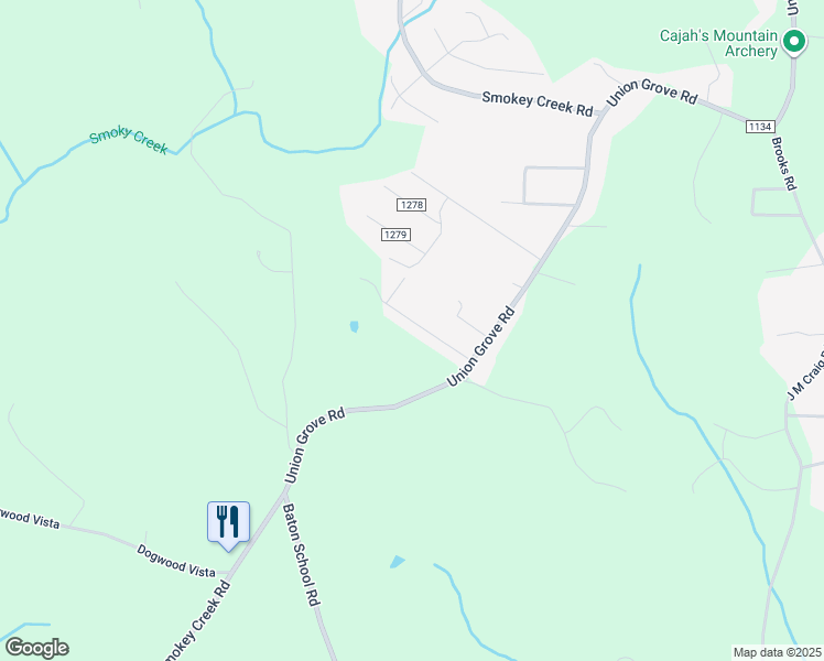 map of restaurants, bars, coffee shops, grocery stores, and more near 4669 Knight Street in Lenoir