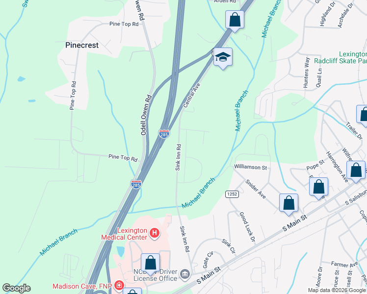 map of restaurants, bars, coffee shops, grocery stores, and more near 300-598 Odellowen Road in Lexington