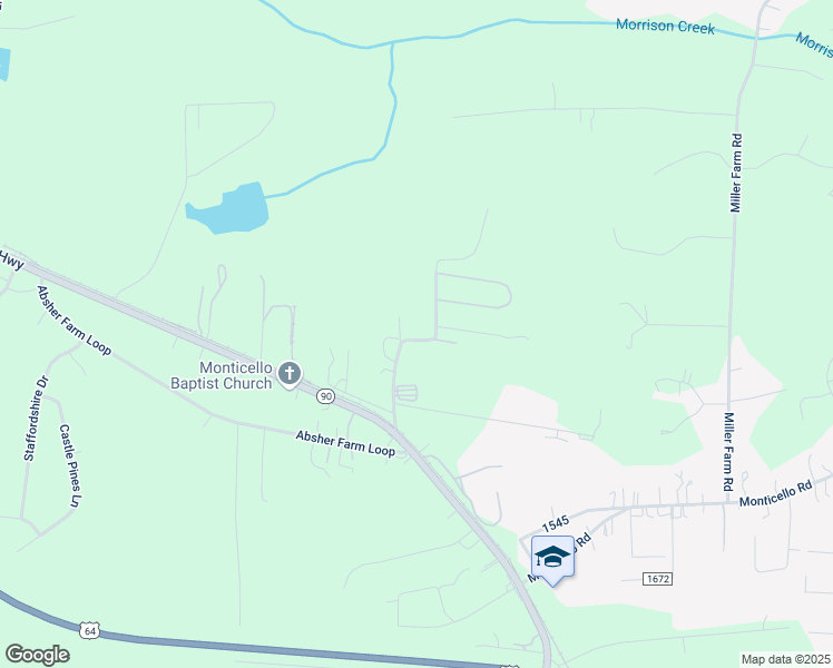 map of restaurants, bars, coffee shops, grocery stores, and more near 161 Grayson Park Road in Statesville