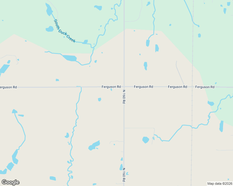 map of restaurants, bars, coffee shops, grocery stores, and more near 3147 North 160 Road in Beggs
