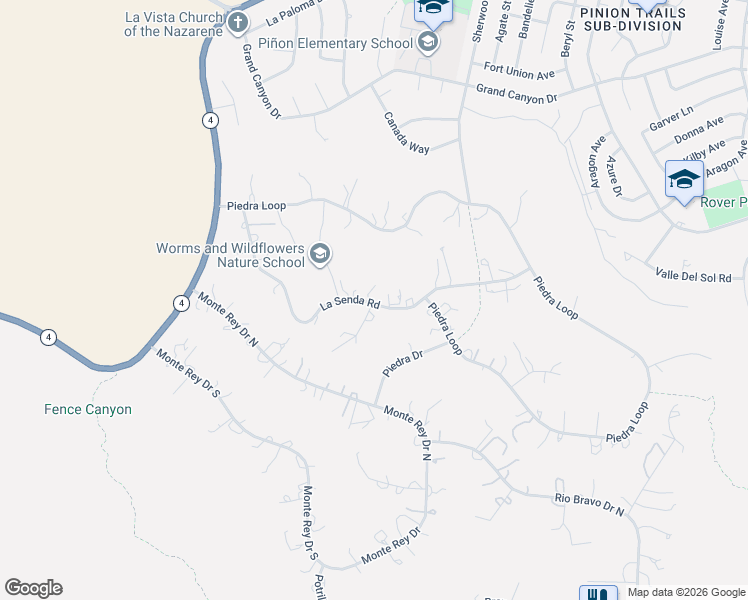 map of restaurants, bars, coffee shops, grocery stores, and more near 119 La Senda Road in White Rock