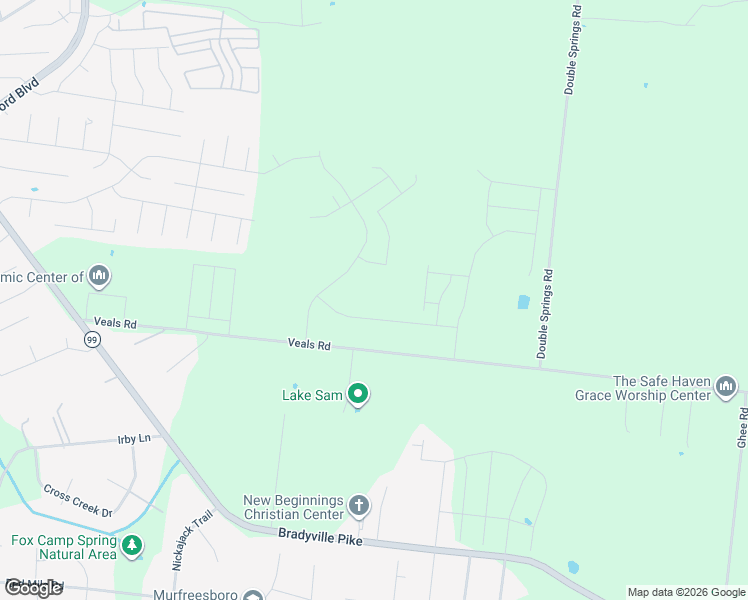 map of restaurants, bars, coffee shops, grocery stores, and more near 1081 Veals Road in Murfreesboro