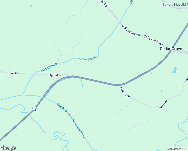 map of restaurants, bars, coffee shops, grocery stores, and more near 2555 Broadway of America in Cedar Grove