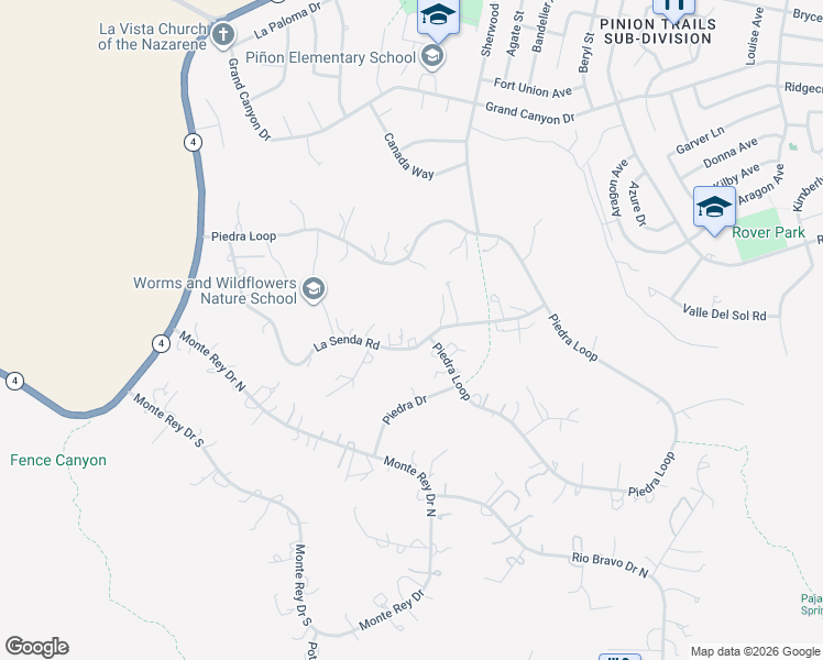 map of restaurants, bars, coffee shops, grocery stores, and more near 125 La Senda Road in White Rock