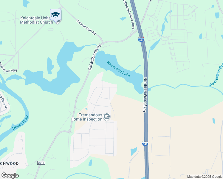 map of restaurants, bars, coffee shops, grocery stores, and more near 3600 Dragonfly River Court in Raleigh
