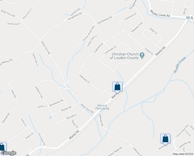 map of restaurants, bars, coffee shops, grocery stores, and more near 300 Calloway Circle in Lenoir City