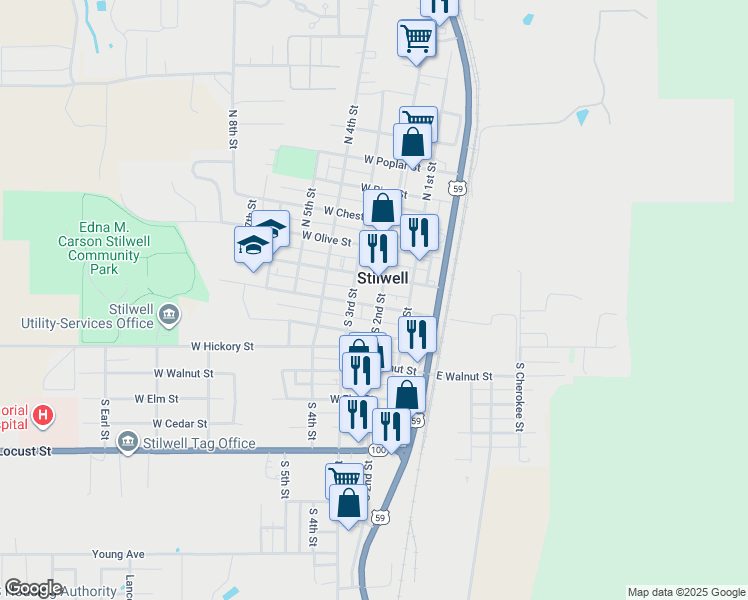 16 South 2nd Street, Stilwell OK Walk Score