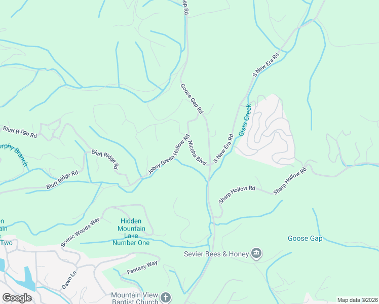 map of restaurants, bars, coffee shops, grocery stores, and more near 1425 Nicoha Boulevard in Pigeon Forge