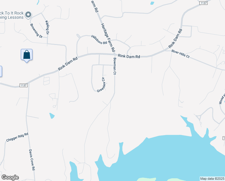 map of restaurants, bars, coffee shops, grocery stores, and more near 306 Bowman Court in Taylorsville
