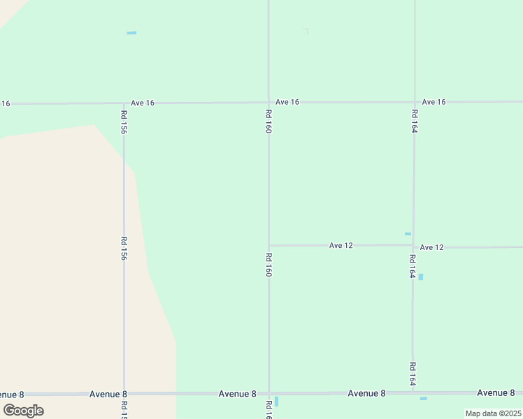 map of restaurants, bars, coffee shops, grocery stores, and more near 1305 Road 160 in Delano