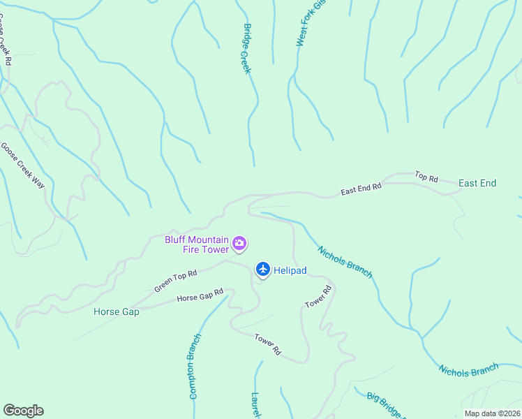 map of restaurants, bars, coffee shops, grocery stores, and more near 2594 Bluff Mountain Road in Sevierville
