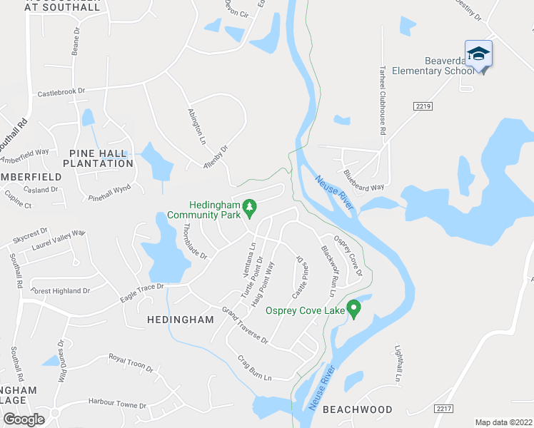 map of restaurants, bars, coffee shops, grocery stores, and more near 2325 Bay Harbor Drive in Raleigh