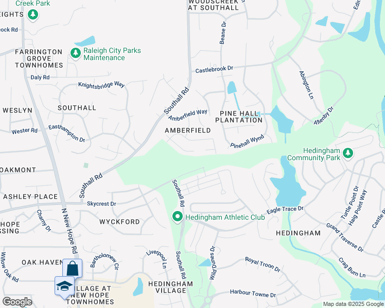 map of restaurants, bars, coffee shops, grocery stores, and more near 5008 Cupine Court in Raleigh