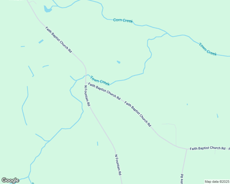 map of restaurants, bars, coffee shops, grocery stores, and more near Faith Baptist Church Road in Pinetops