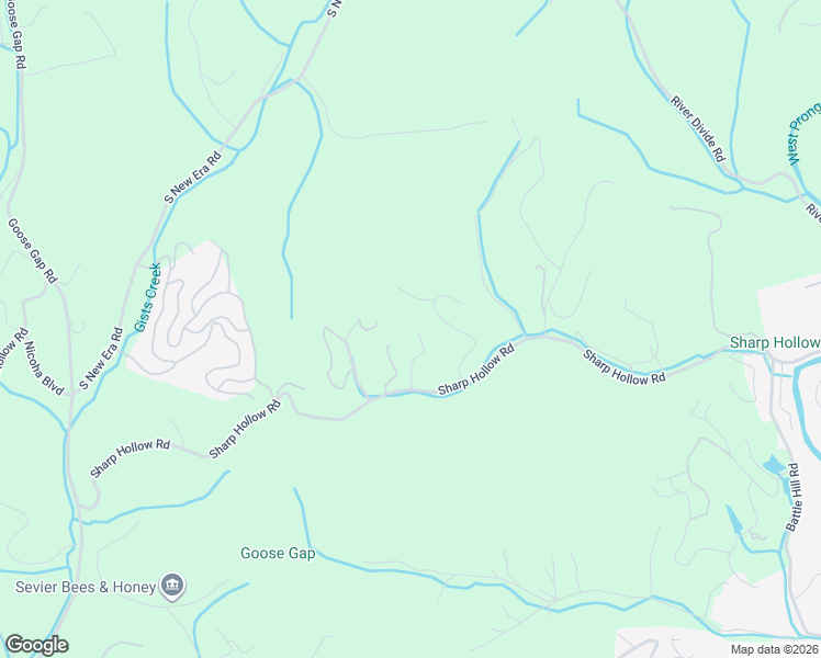 map of restaurants, bars, coffee shops, grocery stores, and more near 1023 Gray Wolf Drive in Sevierville