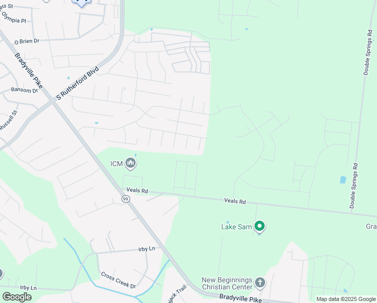 map of restaurants, bars, coffee shops, grocery stores, and more near 1919 Steaford Court in Murfreesboro