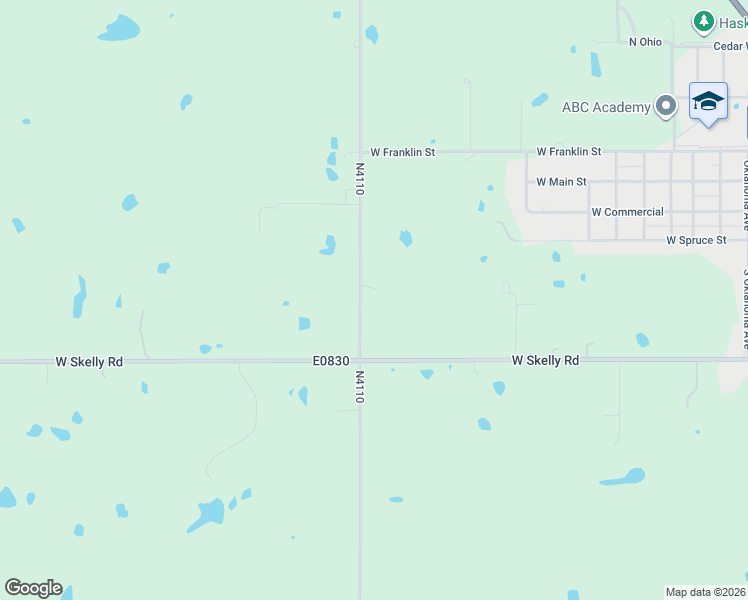 map of restaurants, bars, coffee shops, grocery stores, and more near North 204th Street West in Haskell