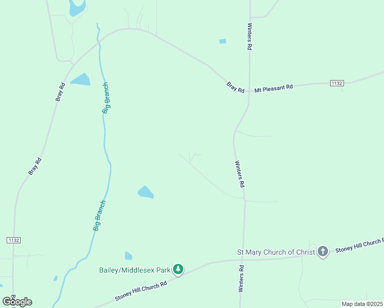 map of restaurants, bars, coffee shops, grocery stores, and more near 7836 Doughtie Road in Bailey