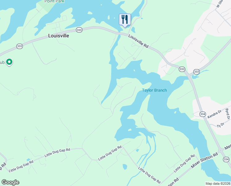 map of restaurants, bars, coffee shops, grocery stores, and more near 3238 Devault Road in Louisville