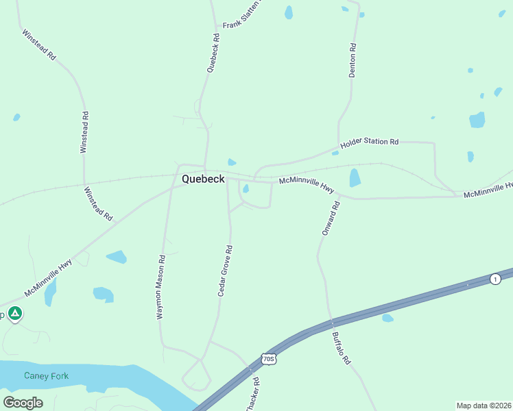 map of restaurants, bars, coffee shops, grocery stores, and more near 254 Preston Heights Cemetery Road in Quebeck