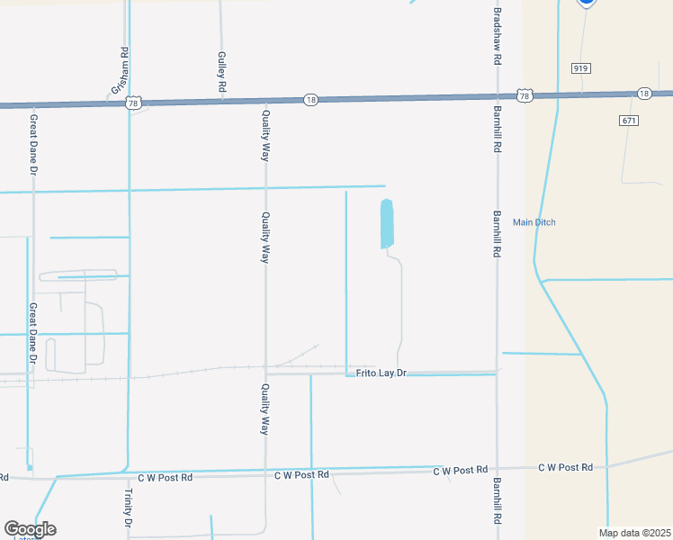 map of restaurants, bars, coffee shops, grocery stores, and more near 2810 Quality Way in Jonesboro