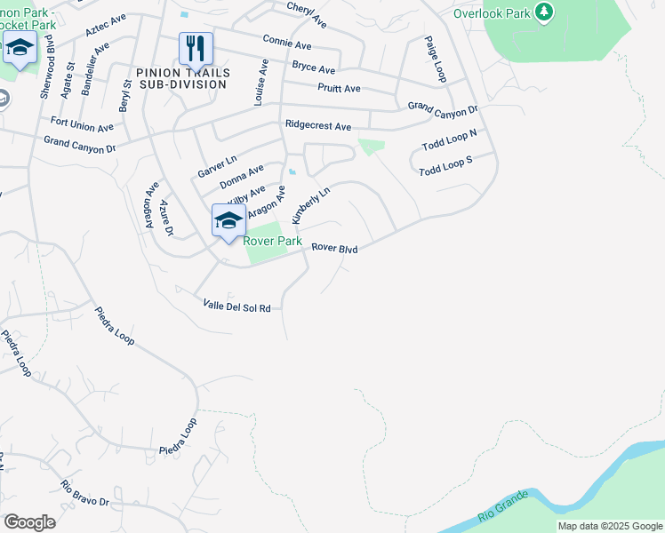map of restaurants, bars, coffee shops, grocery stores, and more near 105 Glenview Drive in White Rock