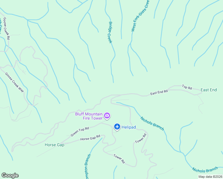 map of restaurants, bars, coffee shops, grocery stores, and more near 2612 Bluff Mountain Road in Pigeon Forge