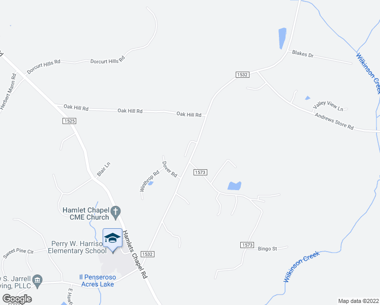 map of restaurants, bars, coffee shops, grocery stores, and more near 85 Mannsfield Crescent Way in Pittsboro